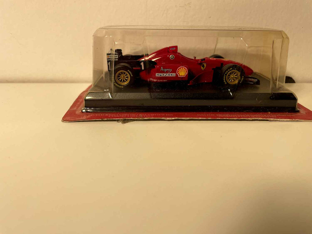 Ferrari F310 vermelho número 1 de 1996 - Fórmula 1 - Michael Schumacher