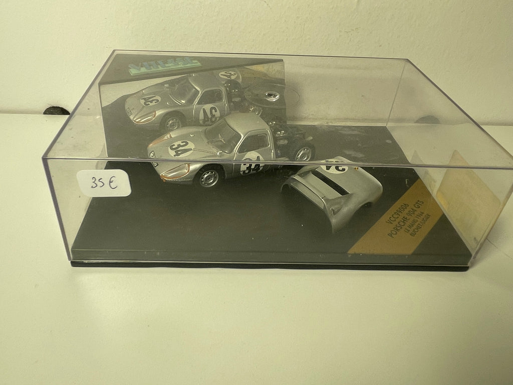 Porsche 904 GTS gris número 34 - 24 horas de Le Mans de 1964 - VITESSE referencia VCC99006 (caja rectangular)