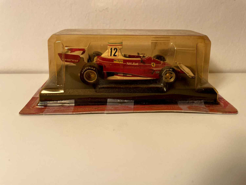 Ferrari 312T rout Nummer 12 vum 1975 - Formel 1 - Niki Lauda