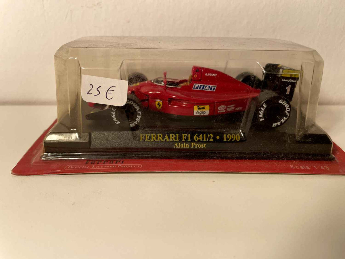 Ferrari F1 641/2 rout Nummer 1 vu 1990 - Formel 1 - Alain Prost
