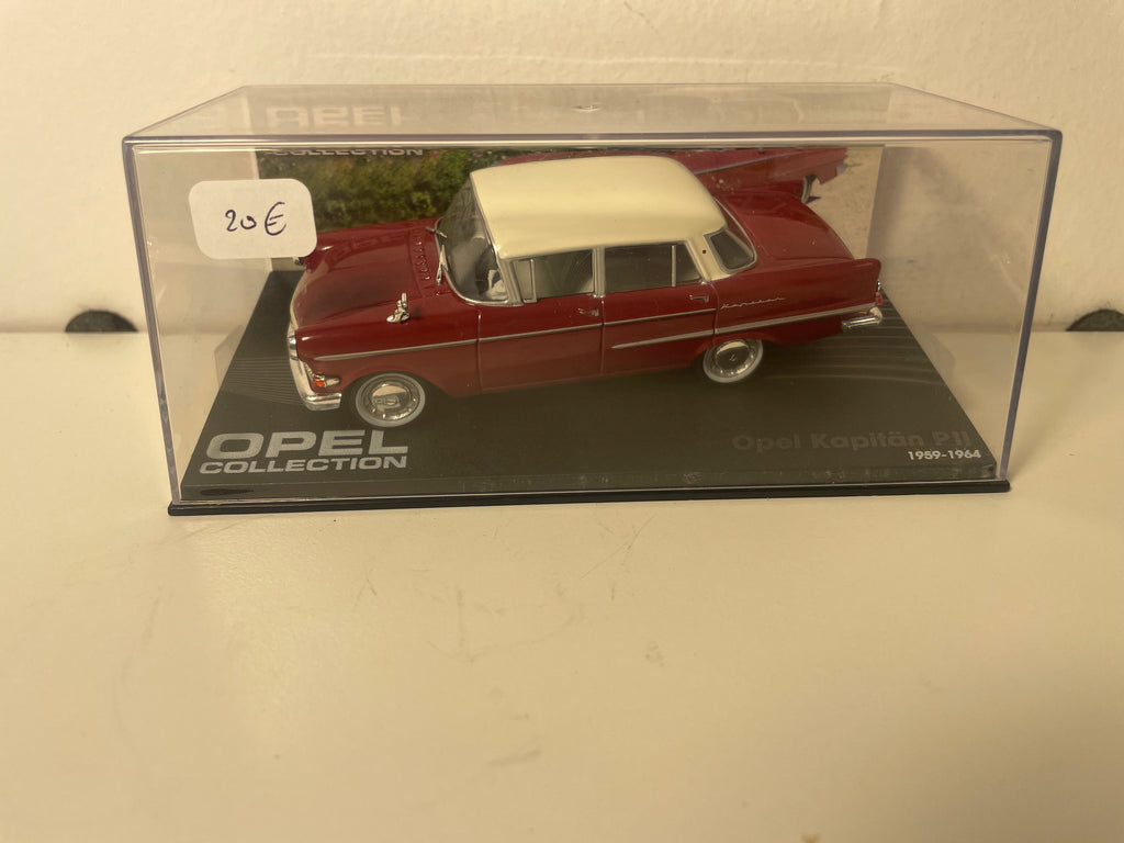 Opel Kapitän PII bordeaux en lichtbeige witte dak - 1959-1964