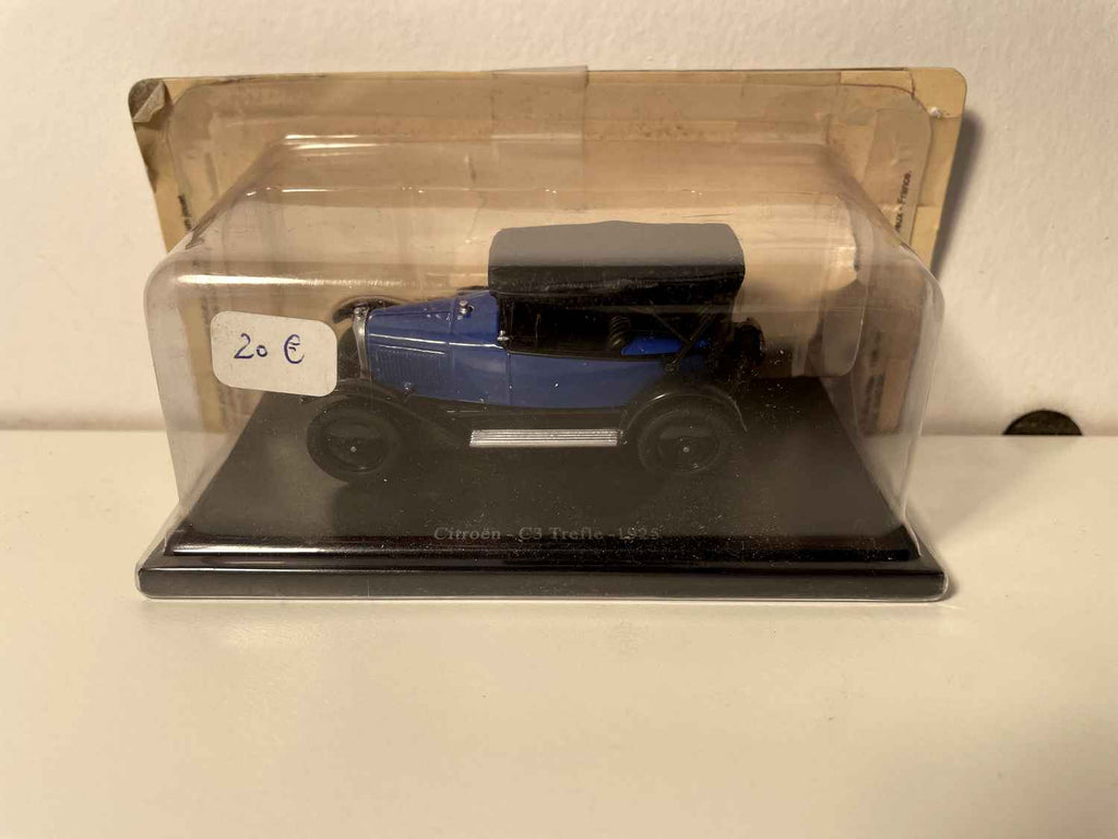 Citroën C3 Trèfle bleue et toit noir de 1925 (sous blister)