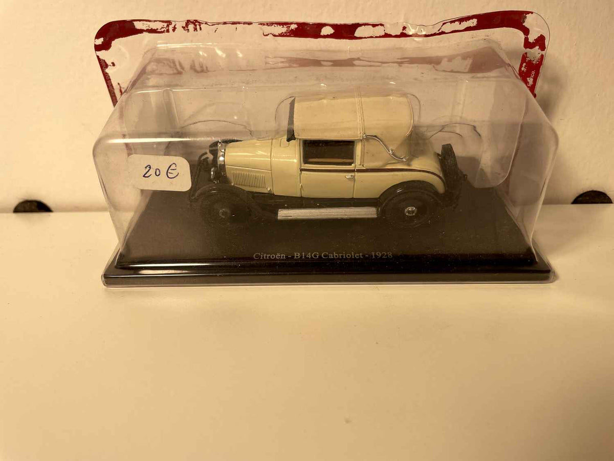 Citroën B14G cabriolet beige de 1928 (sous blister)