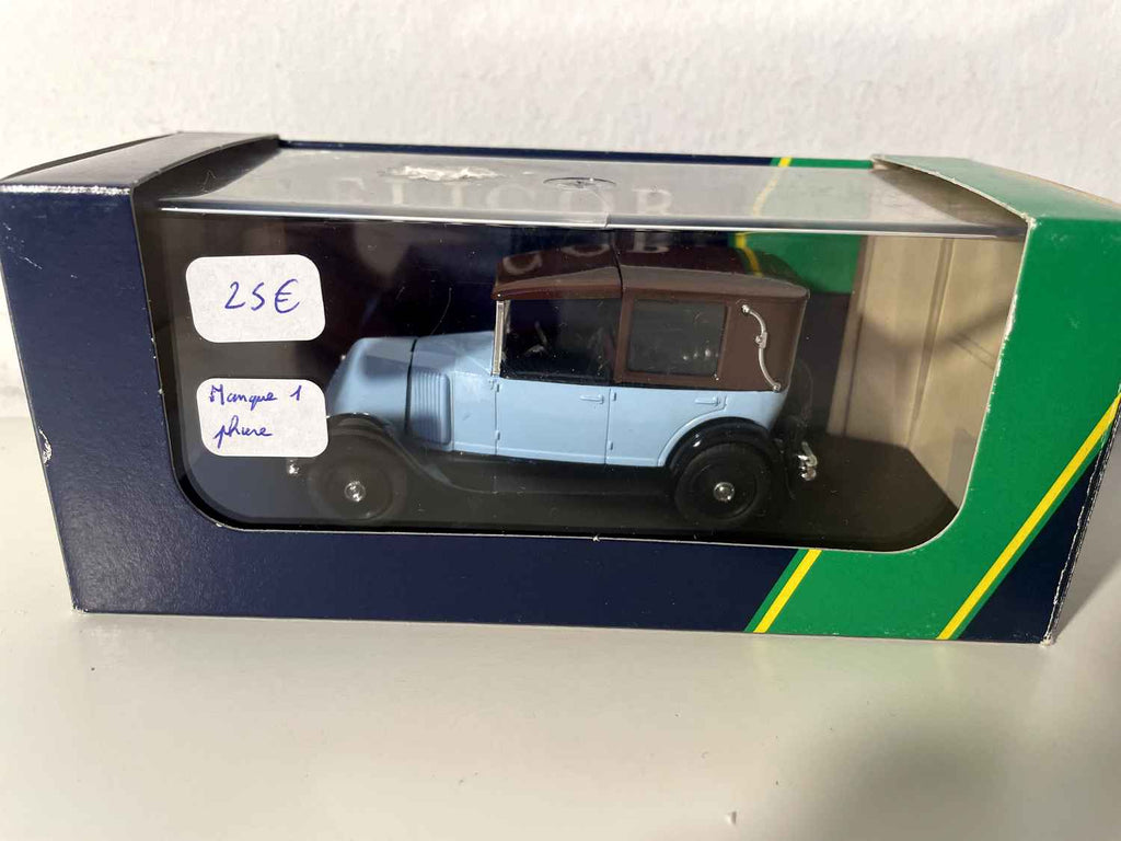 Renault KZ niebieska i brązowa z dachem (ELIGOR nr 100819)