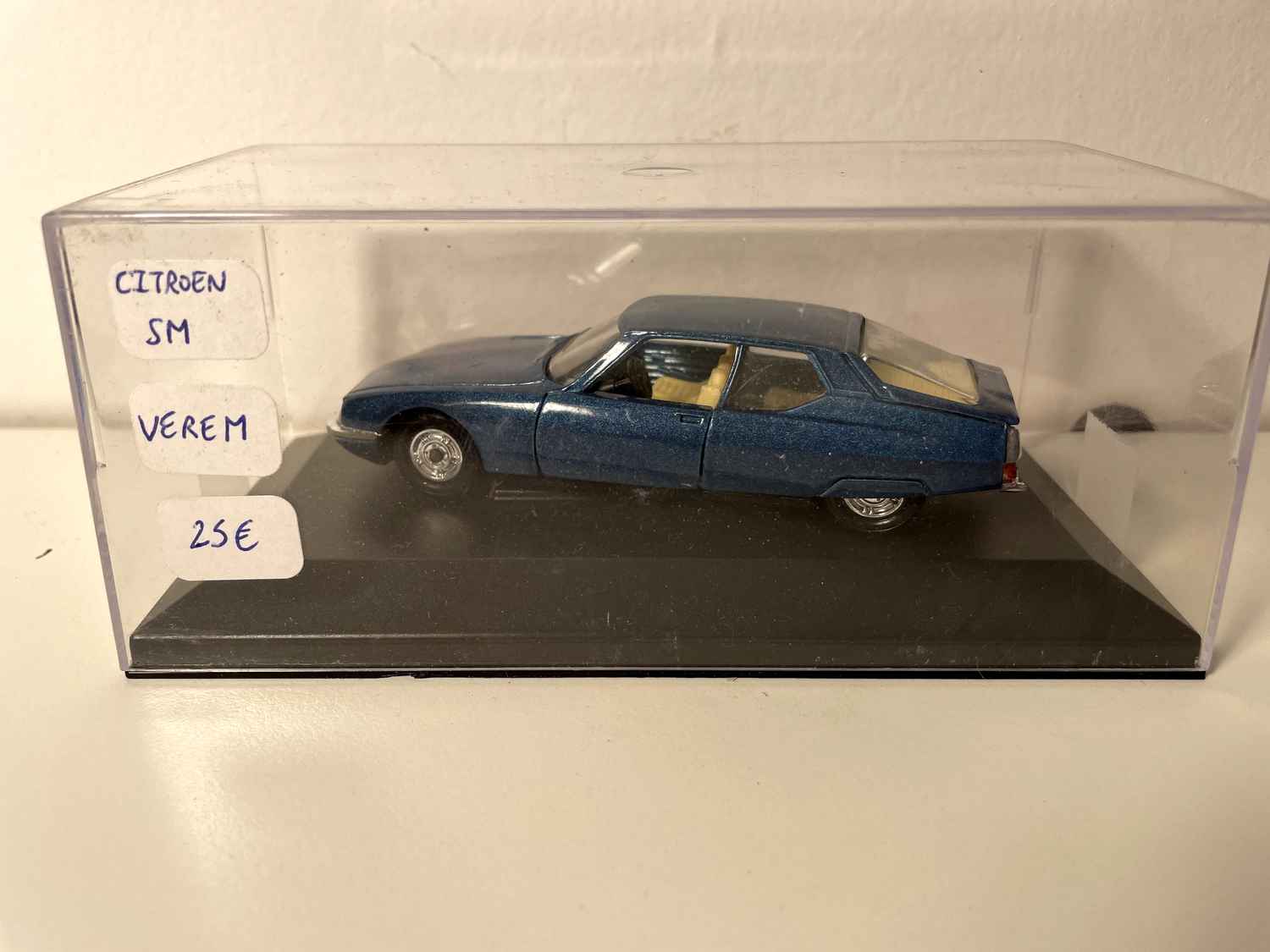 Citroën SM blou (Auto op Basis - Plexi Këscht) - VEREM