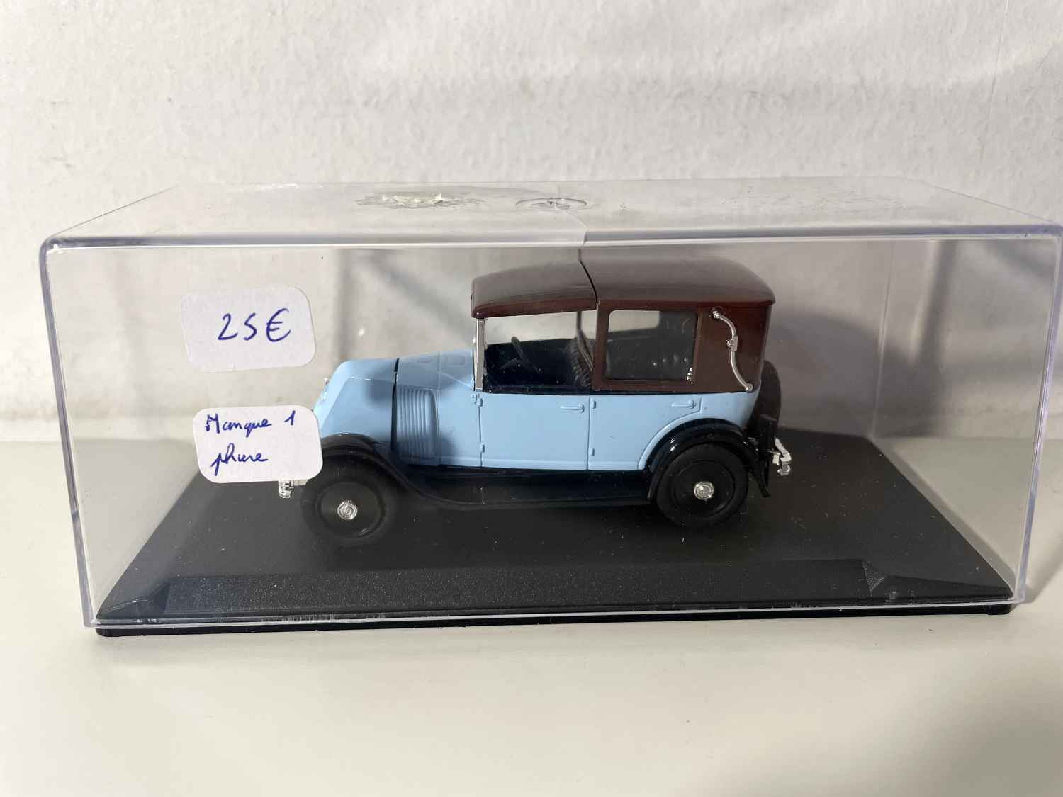 Renault KZ niebieska i brązowa z dachem (ELIGOR nr 100819)