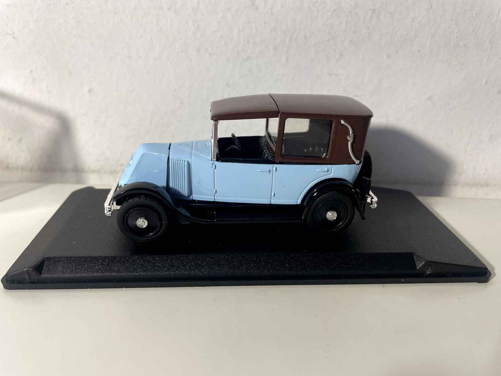 Renault KZ niebieska i brązowa z dachem (ELIGOR nr 100819)