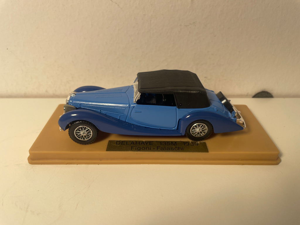 Delahaye 135M - Figoni-Falashi bleue de 1939 - Solido