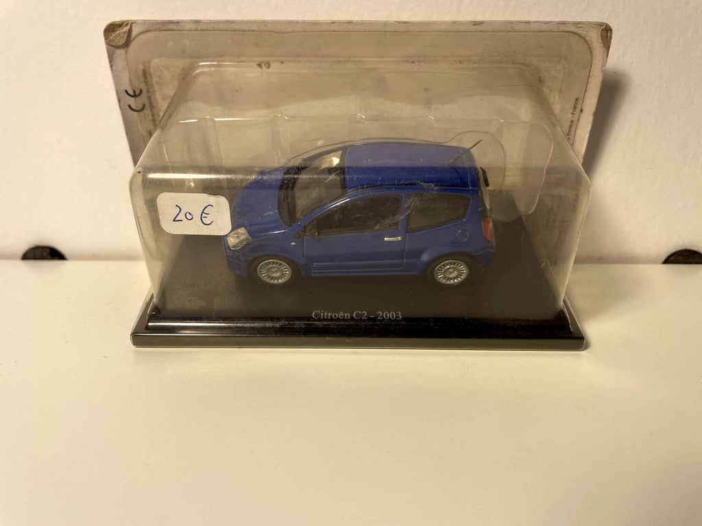 Citroën C2 bleue de 2003 (blister)