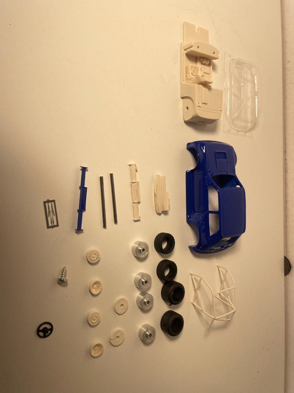 Renault 5 Turbo bleue A CONSTRUIRE - JPS miniatures auto de collection