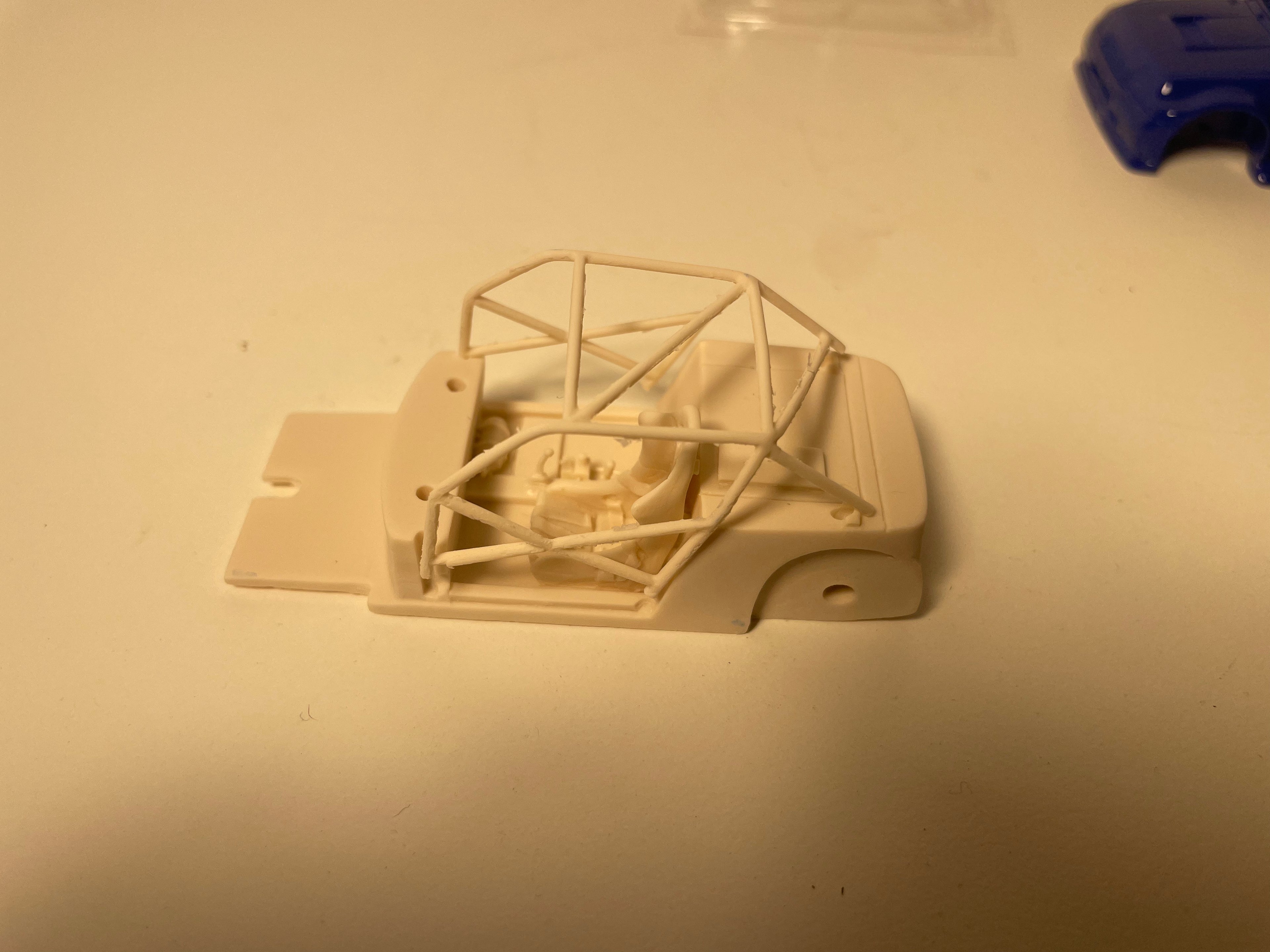 Renault 5 Turbo bleue A CONSTRUIRE - JPS miniatures auto de collection