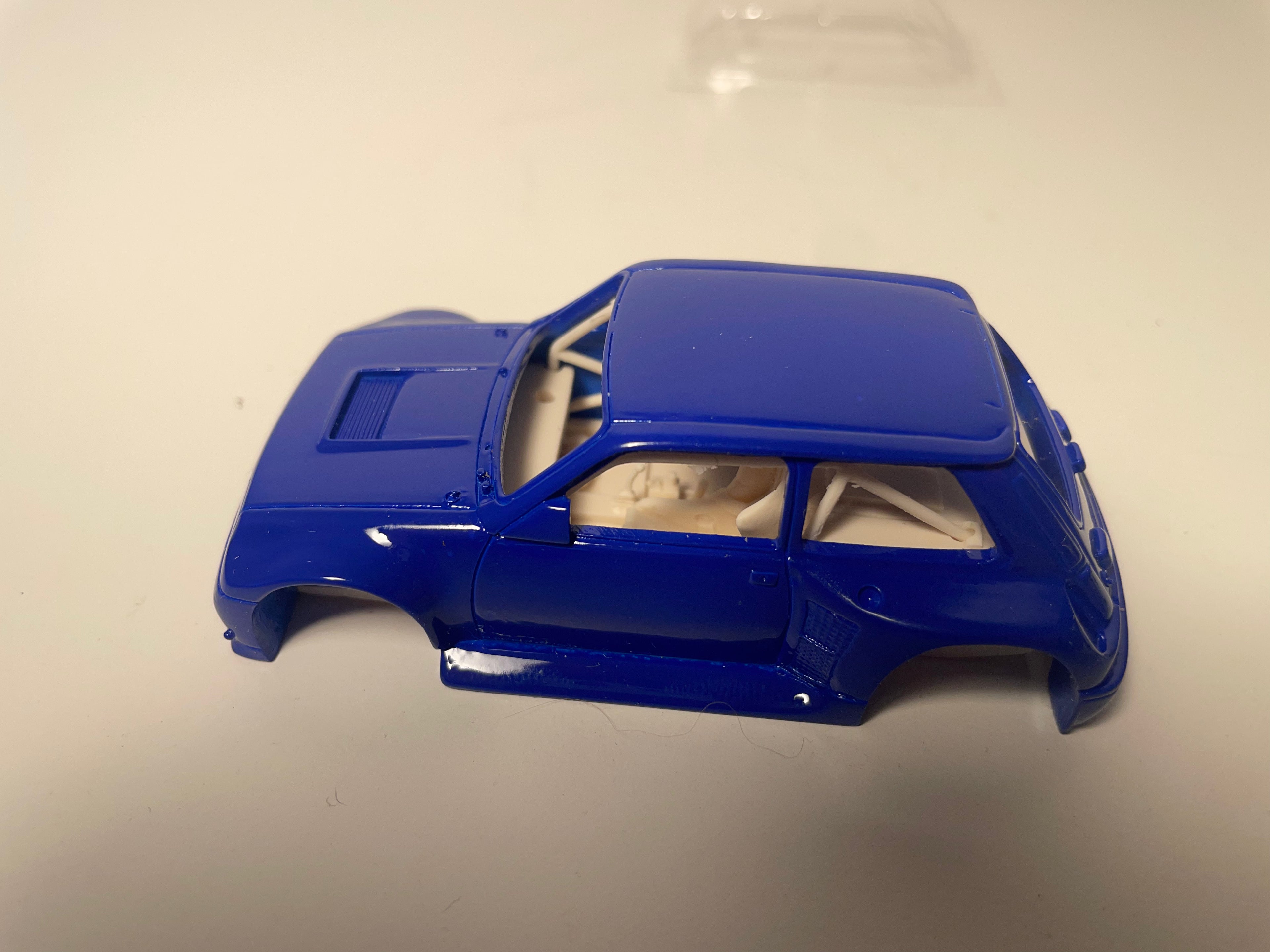 Renault 5 Turbo bleue A CONSTRUIRE - JPS miniatures auto de collection