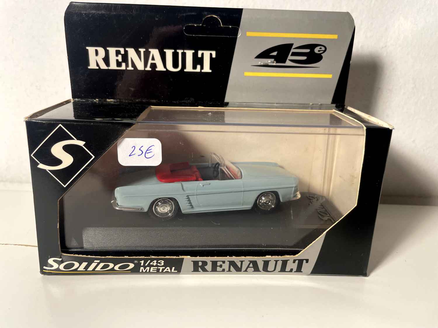 Renault Floride bleue (Solido pudełko w czarne i szare)