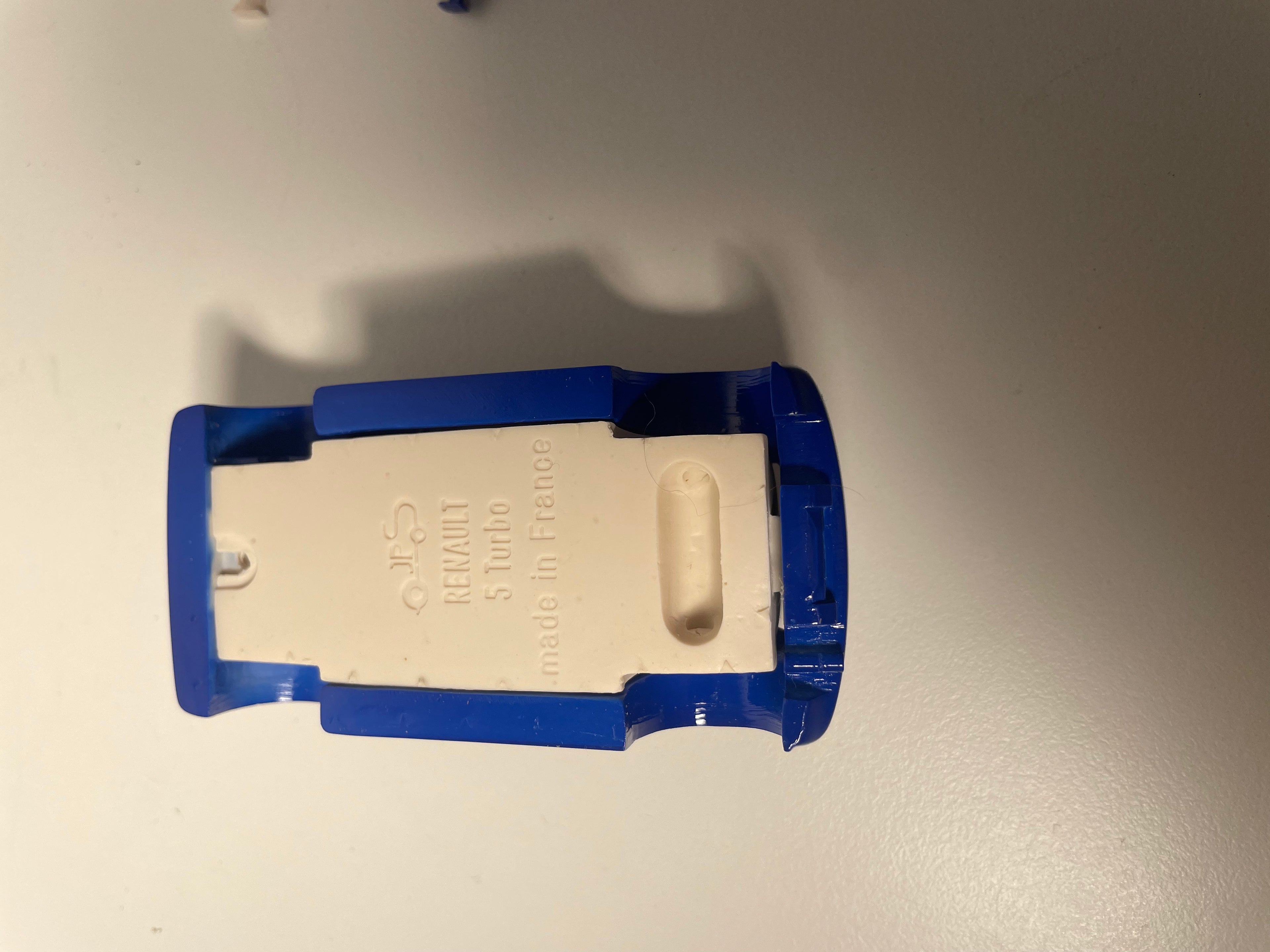 Renault 5 Turbo bleue A CONSTRUIRE - JPS miniatures auto de collection
