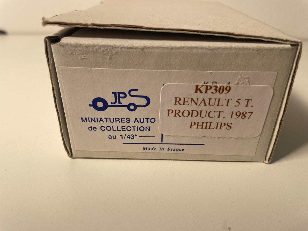 Renault 5 Turbo bleue A CONSTRUIRE - JPS miniatures auto de collection