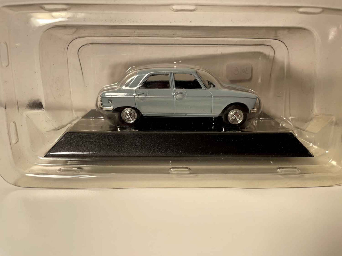 Peugeot 204 blo-gro Limousine vun 1965 (Blister)