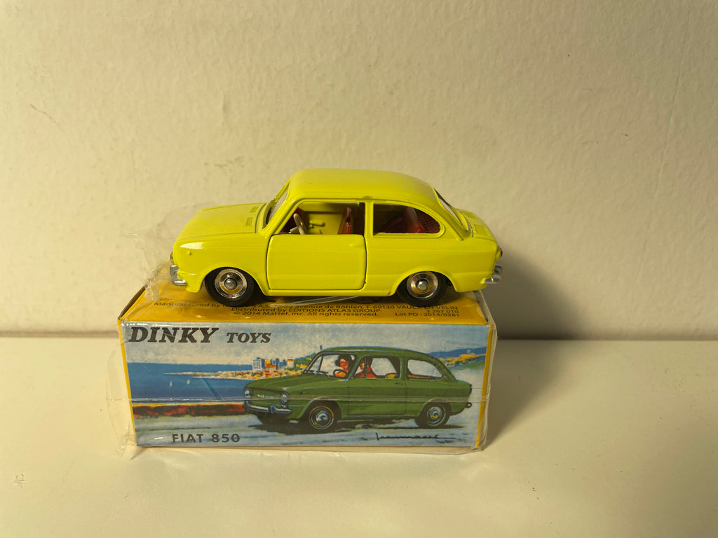 Fiat 850 amarillo Dinky-Toys (ediciones Atlas) - N°509