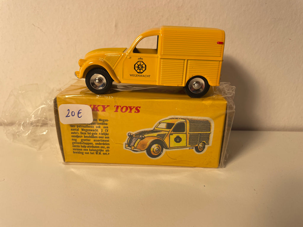 Citroën 2 CV jaune Wegenwacht (asistencia en carretera) Dinky-Toys (edición Atlas) - N°562 H