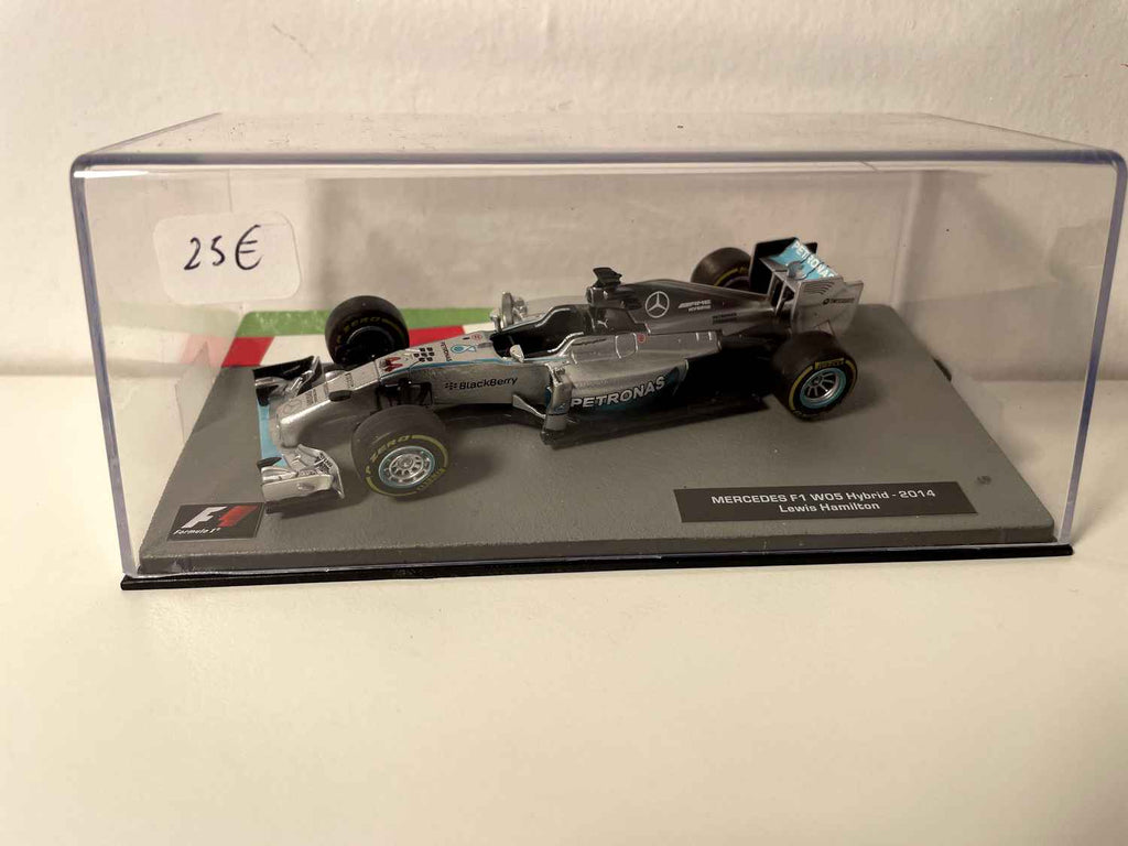 Mercedes F1 W05 Híbrido gris y verde número 44 (Fórmula 1)