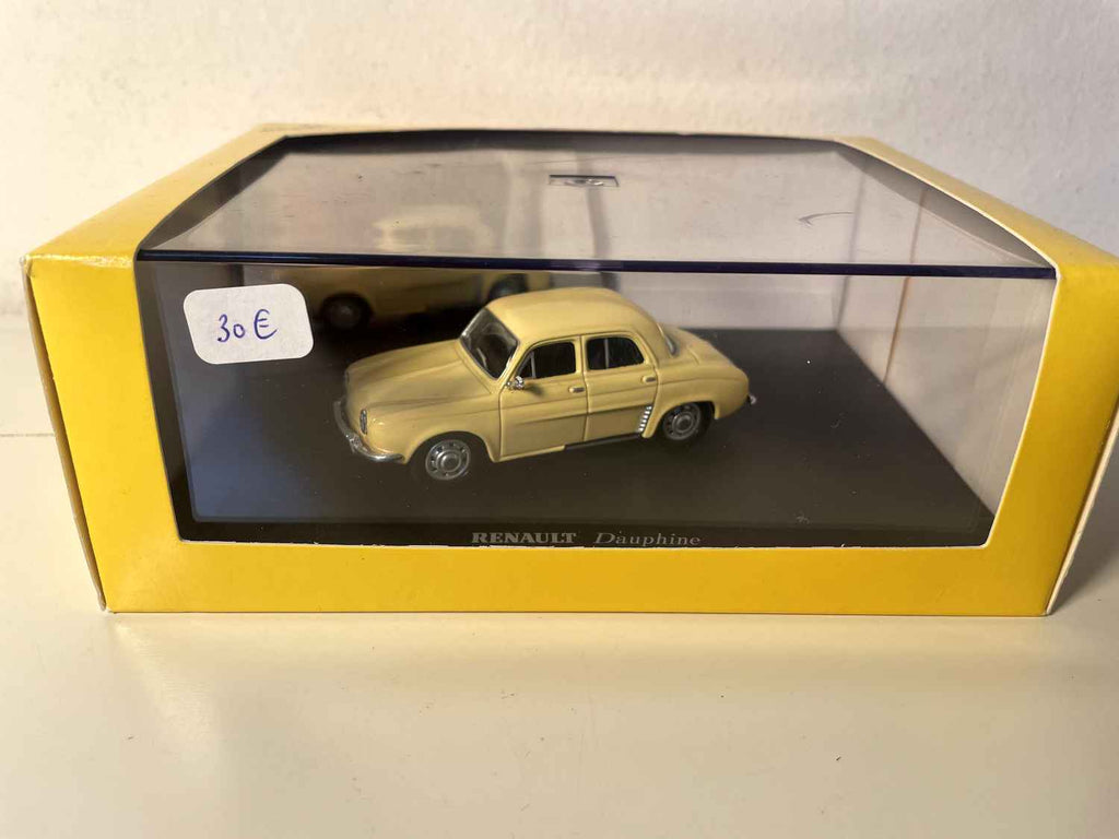 Renault Dauphine jasno żółty/beżowy (coffret boite rectangle) - Universal Hobbies