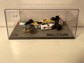 Williams FW11B wäiss, blo a giel Nummer 6 vum 1987