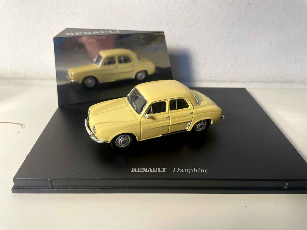 Renault Dauphine jasno żółty/beżowy (coffret boite rectangle) - Universal Hobbies