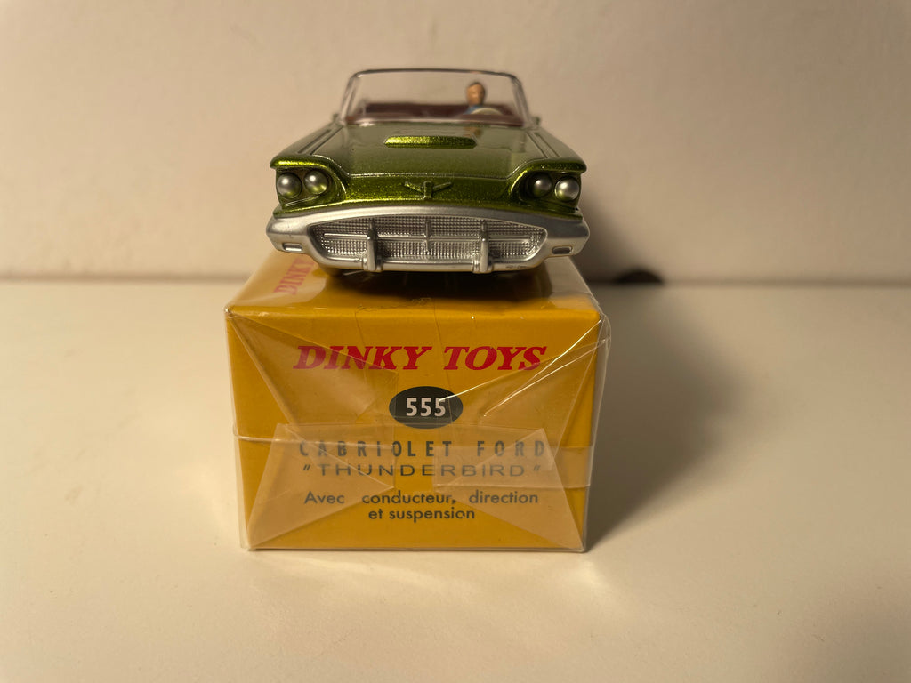 Ford Thunderbird cabriolet verte Dinky-Toys (Editions Atlas) - N°555