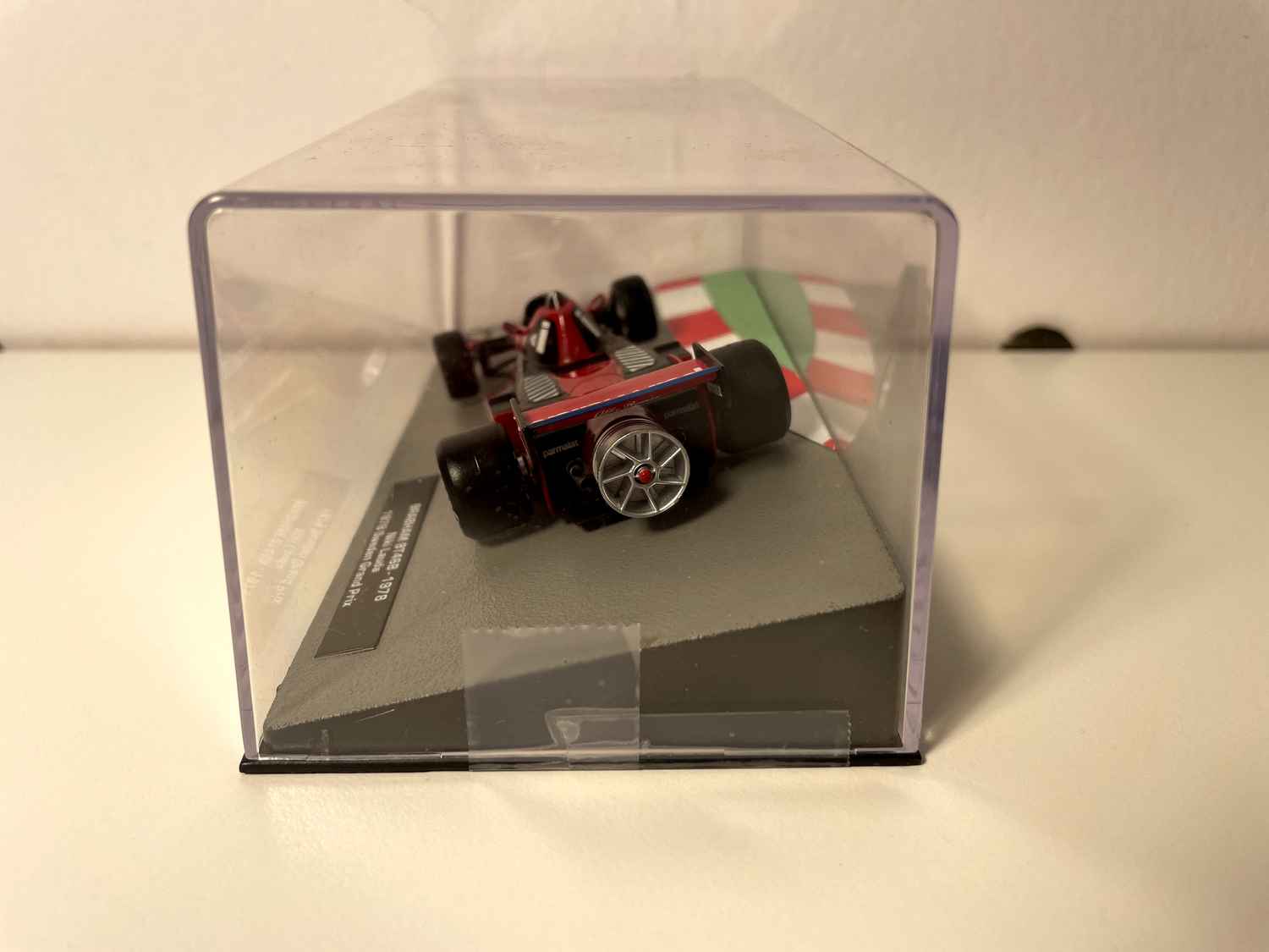 Brabham BT46B rouge et noire numéro 1 - Formule 1 - grand prix de Suède de 1978 (Niki Lauda)