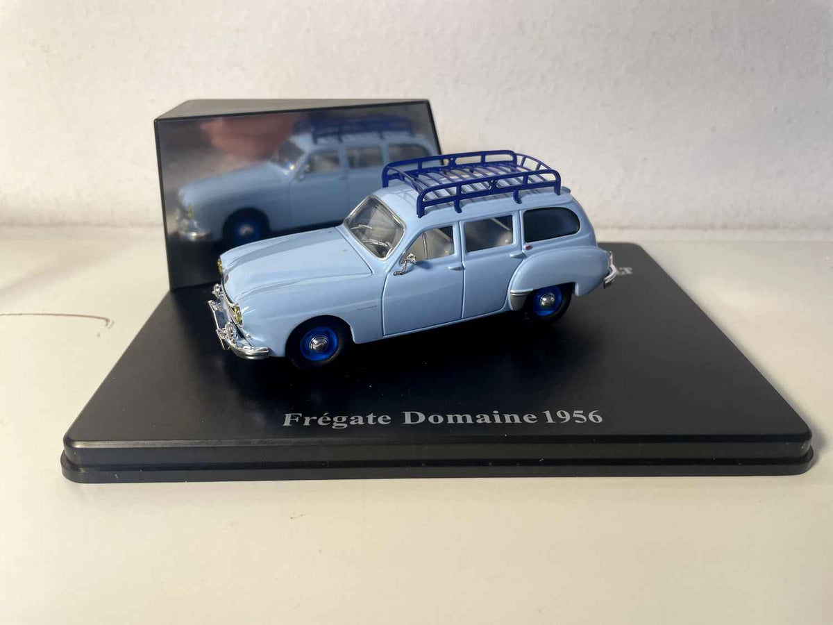 Renault Frégate Domaine Light Blue with Roof Rack from 1956 (Rectangular Box Set) - ELIGOR