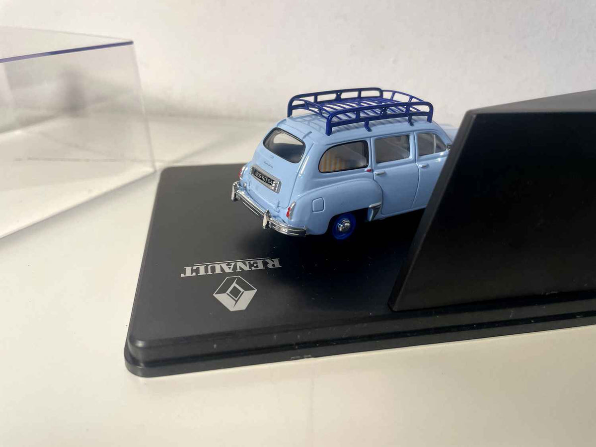 Renault Frégate Domaine Light Blue with Roof Rack from 1956 (Rectangular Box Set) - ELIGOR