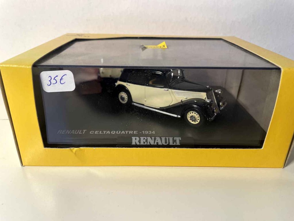 Renault Celtaquatre beżowy i czarny z 1934 roku (pudełko prostokątne) - NOREV