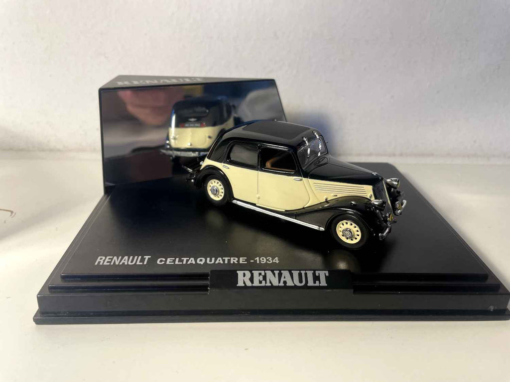 Renault Celtaquatre beżowy i czarny z 1934 roku (pudełko prostokątne) - NOREV
