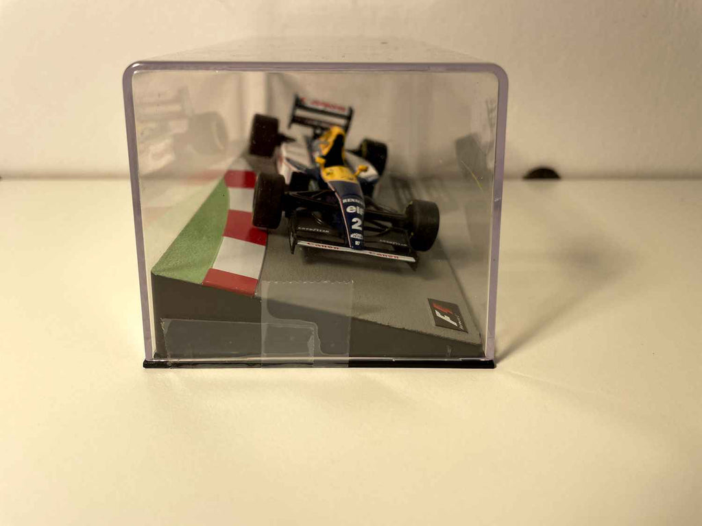 Williams FW15C azul, amarillo y blanco número 2 de 1993 (Fórmula 1)