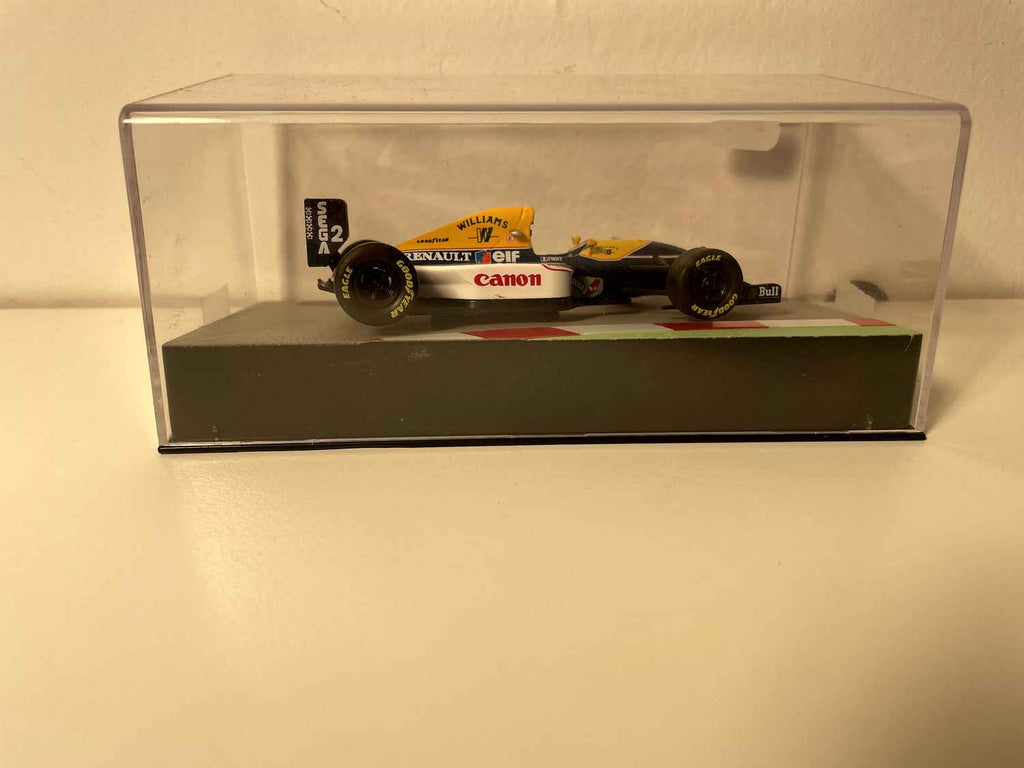 Williams FW15C azul, amarillo y blanco número 2 de 1993 (Fórmula 1)