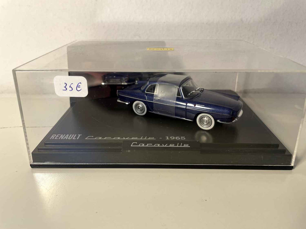 Renault Caravelle donkerblauw van 1965 (rechthoekige doosset) - NOREV