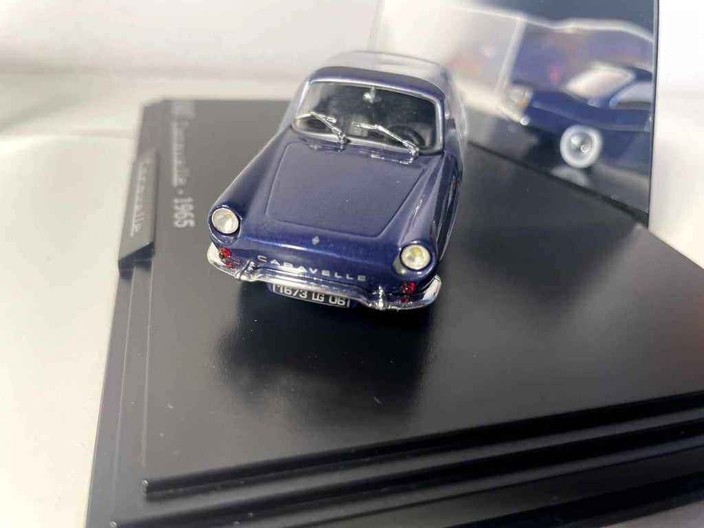 Renault Caravelle donkerblauw van 1965 (rechthoekige doosset) - NOREV