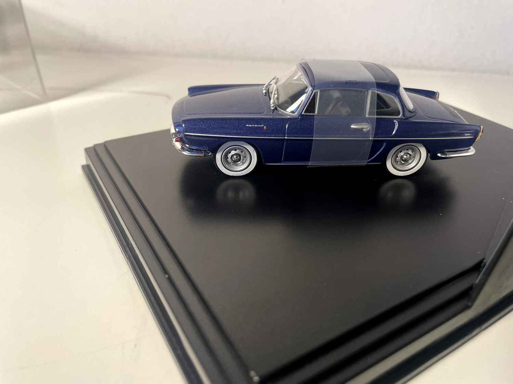Renault Caravelle donkerblauw van 1965 (rechthoekige doosset) - NOREV