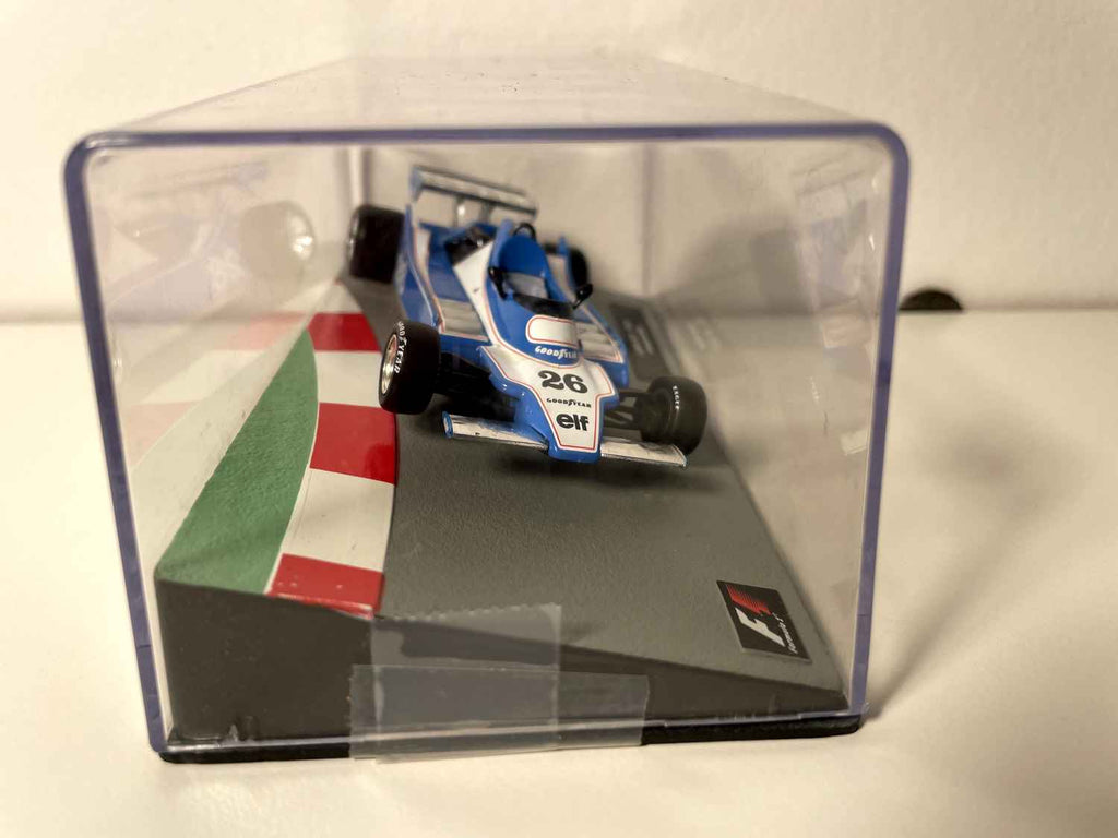 Ligier JS11 blau, weiß und grau Nummer 26 von 1979 - Formel 1
