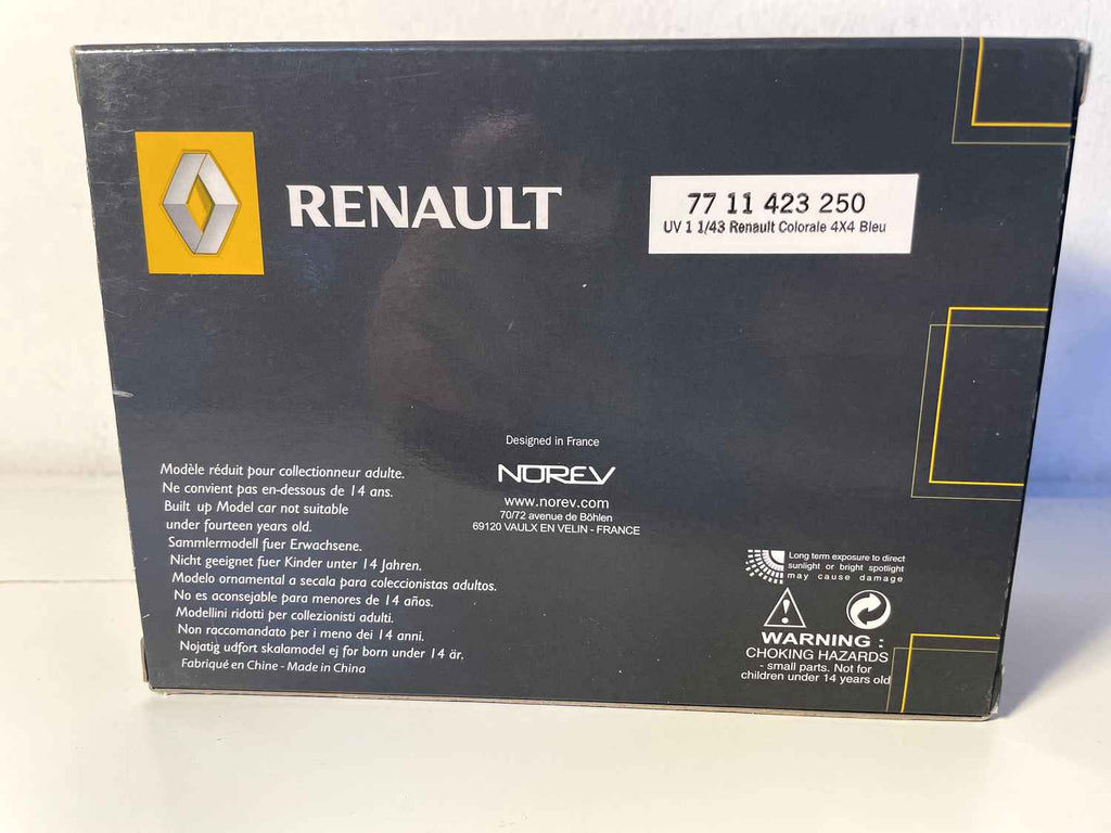 Renault Colorale donkerblauw (rechthoekige doos) - NOREV