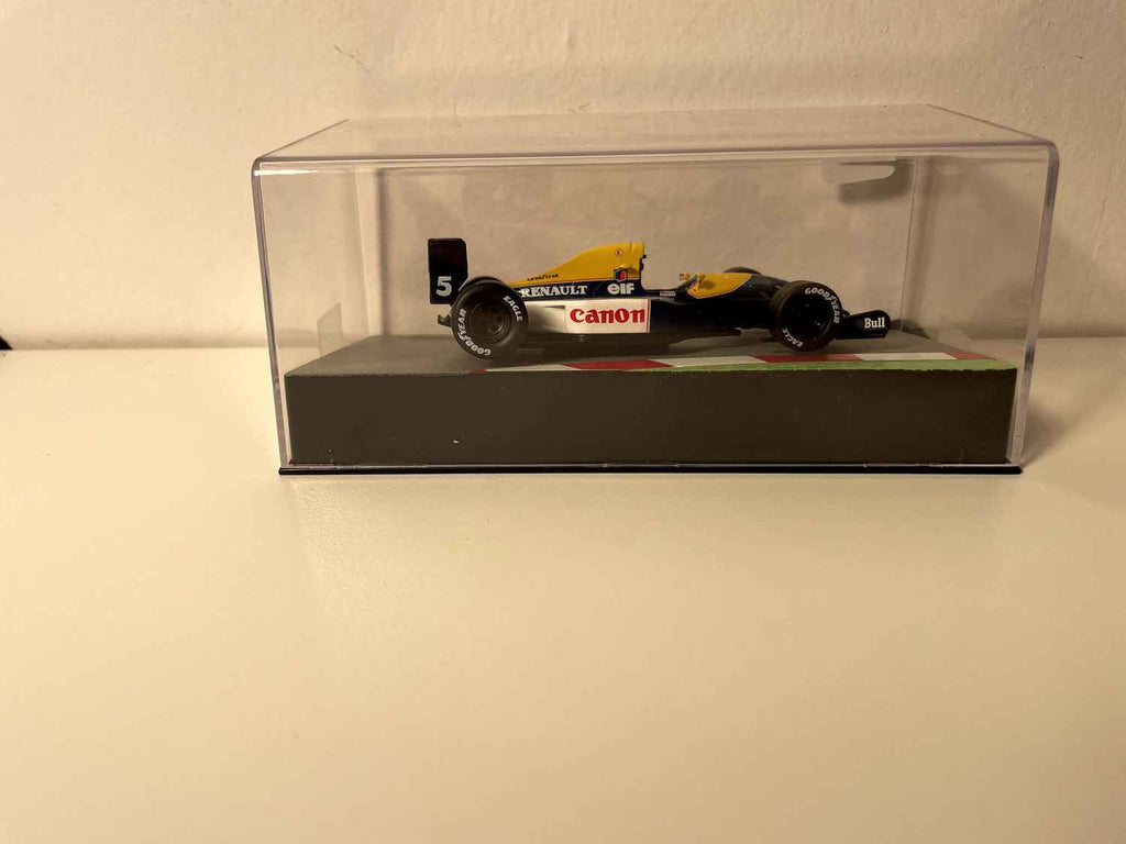 Williams FW14B bleue, blanche et jaune numéro 5 de 1992 - Formule 1 - Nigel Mansell