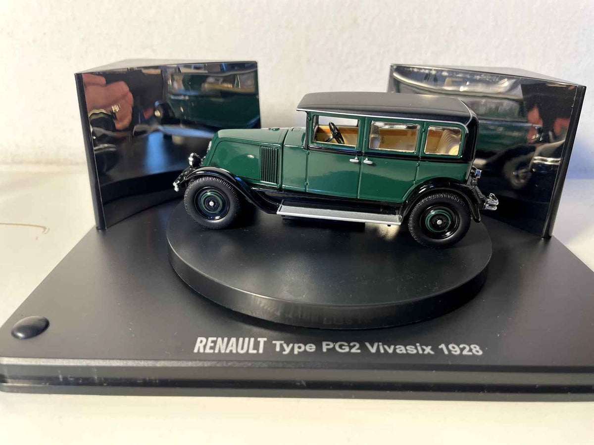Renault PG2 Vivasix Grün von 1928 (Rechteckiges Box-Set)