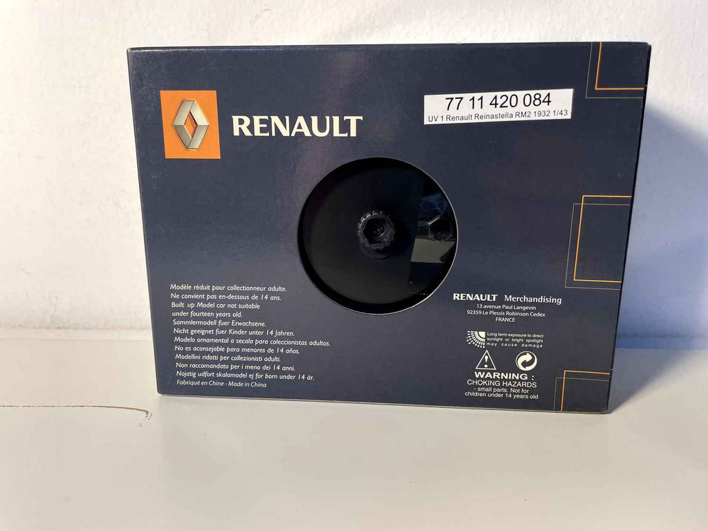 Renault Réinastella RM2 donkelblau vum Joer 1932 (Rectangular Box)