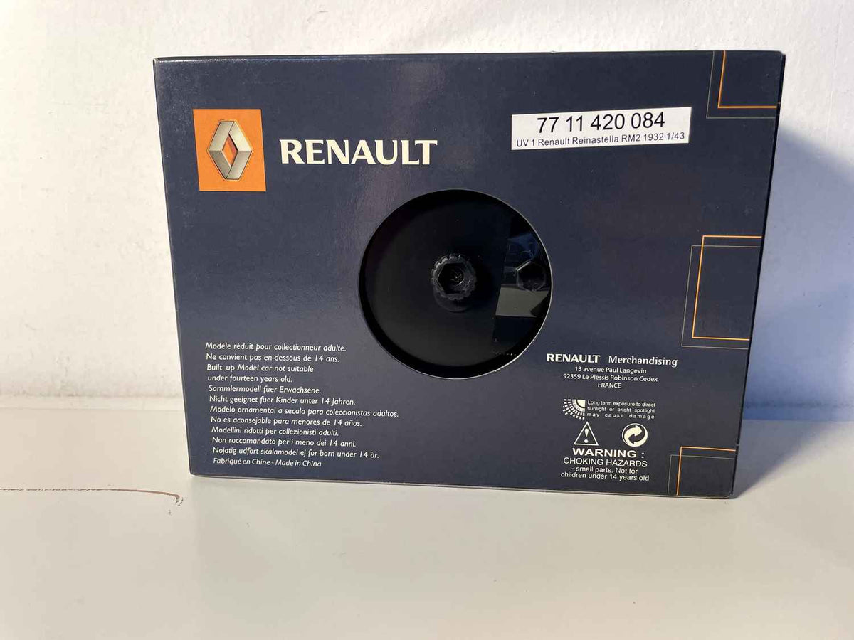 Renault Réinastella RM2 donkelblau vum Joer 1932 (Rectangular Box)