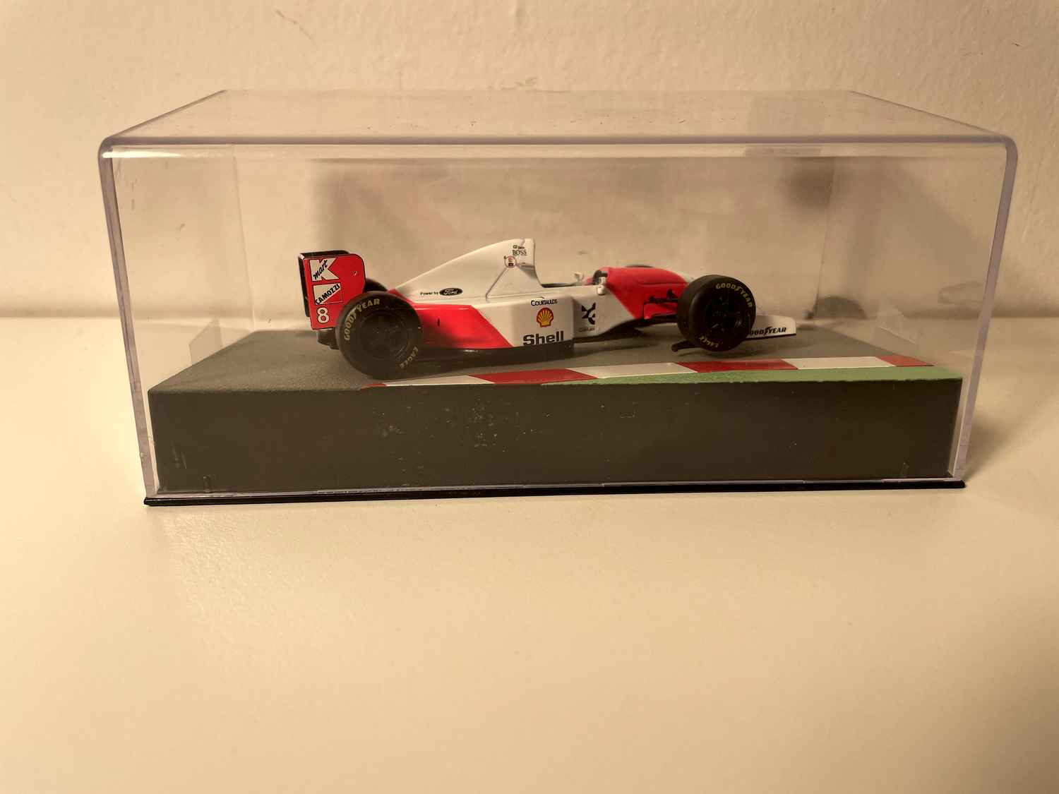 McLaren MP 4/8 orange and white number 8 from 1993