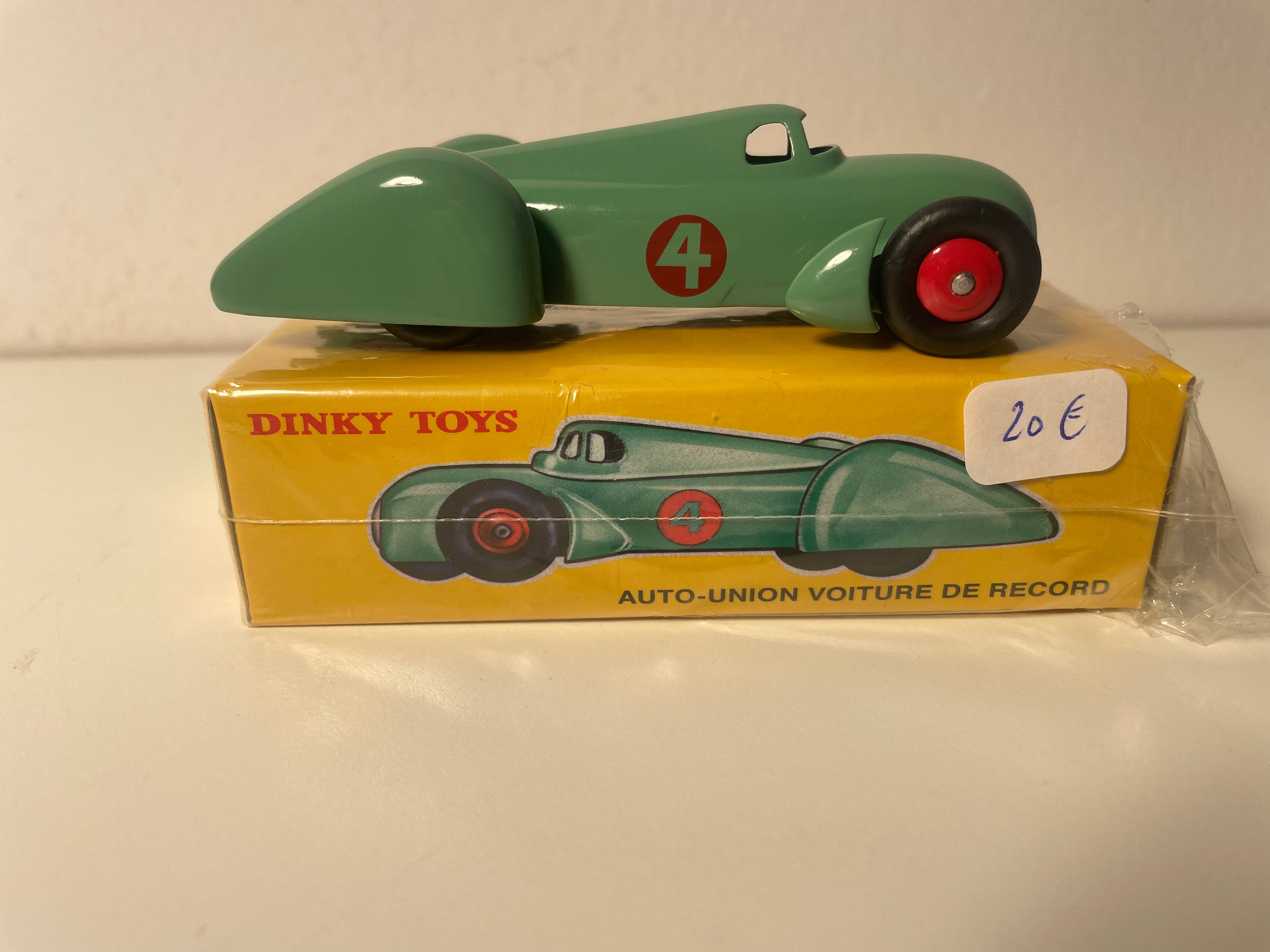 Auto-Union gréng Nummer 4 Dinky-Toys (Atlas Ausgaben) - N°23 D