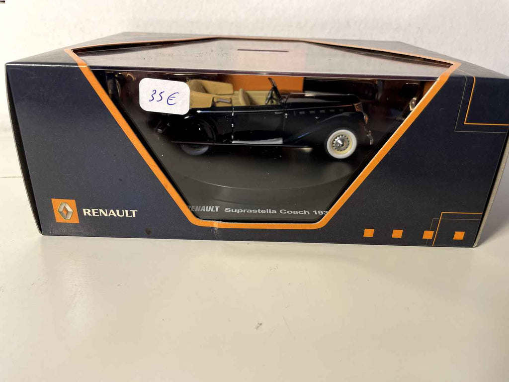 Renault Suprastella czarna limuzyna z 1939 roku (pudełko prostokątne)