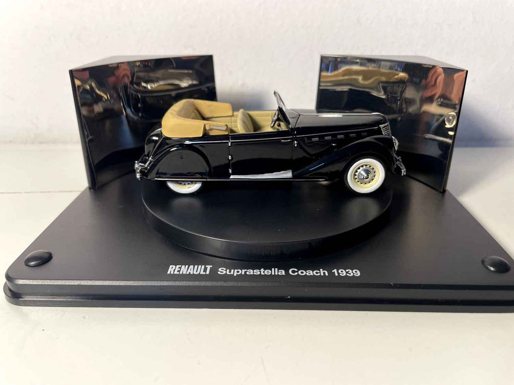 Renault Suprastella czarna limuzyna z 1939 roku (pudełko prostokątne)
