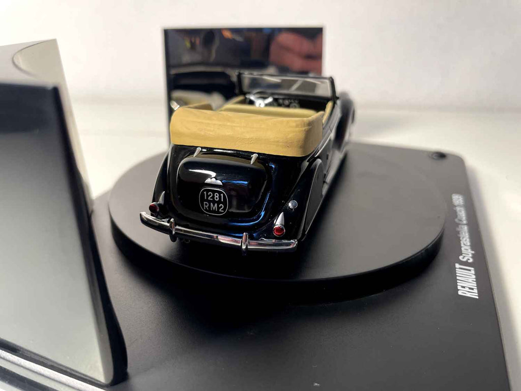 Renault Suprastella czarna limuzyna z 1939 roku (pudełko prostokątne)