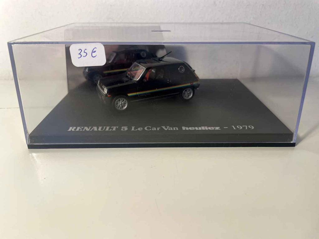 Renault 5 Le Car Van Heuliez noire de 1976 (coffret boite rectangle) - Universal Hobbies