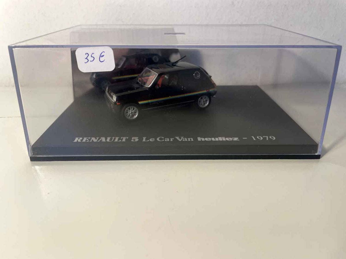 Renault 5 Le Car Van Heuliez negro de 1976 (coffret boite rectangle) - Universal Hobbies